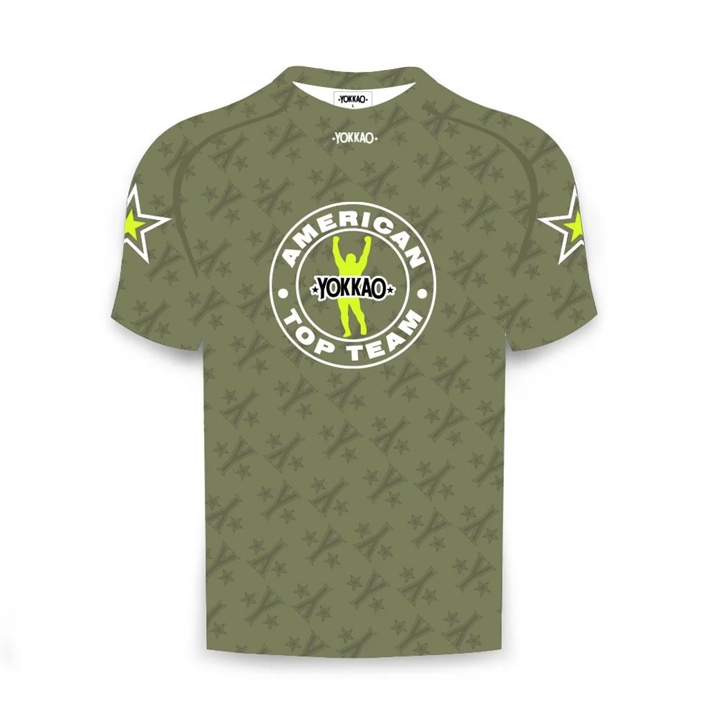 YOKKAO | ATT American Top Team Monogram Compression Rashguard Short Sleeve Shirt - Image 3