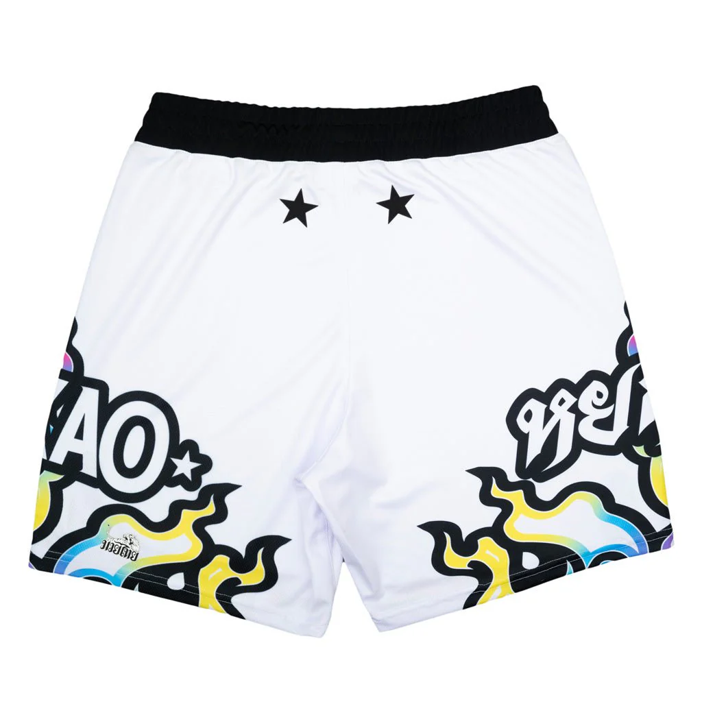 Flames Workout Shorts - Image 4