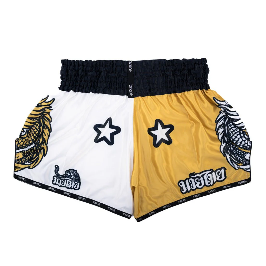 Golden Dragon Muay Thai Shorts - Image 2