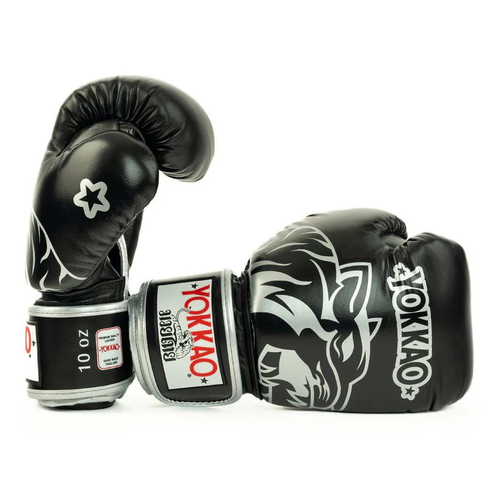 Original Boxing Gloves Silver - Image 3