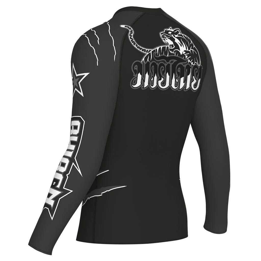 Scratch Compression Rashguard Long Sleeve Shirts - Image 8
