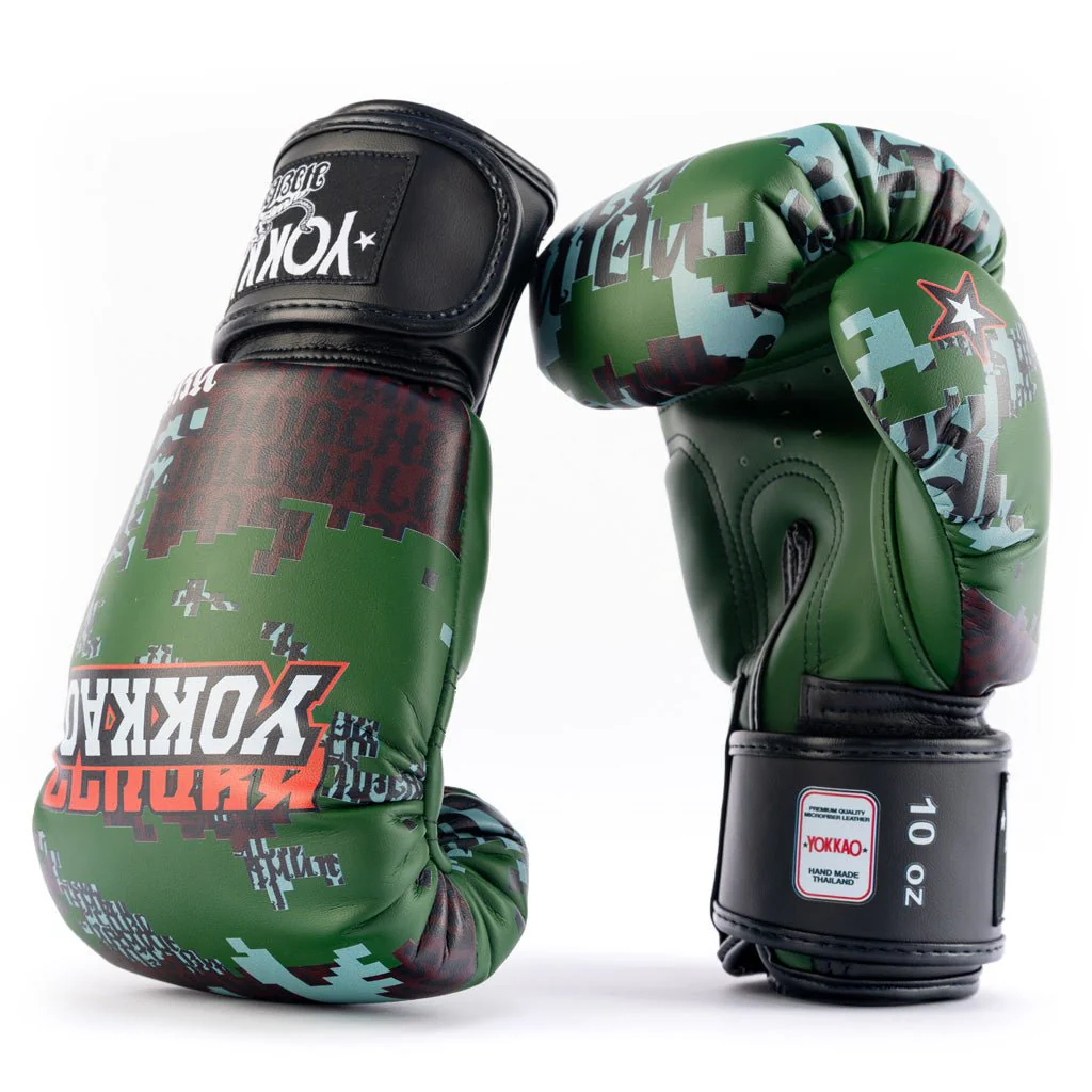 Thai Camo Boxing Gloves - Image 13