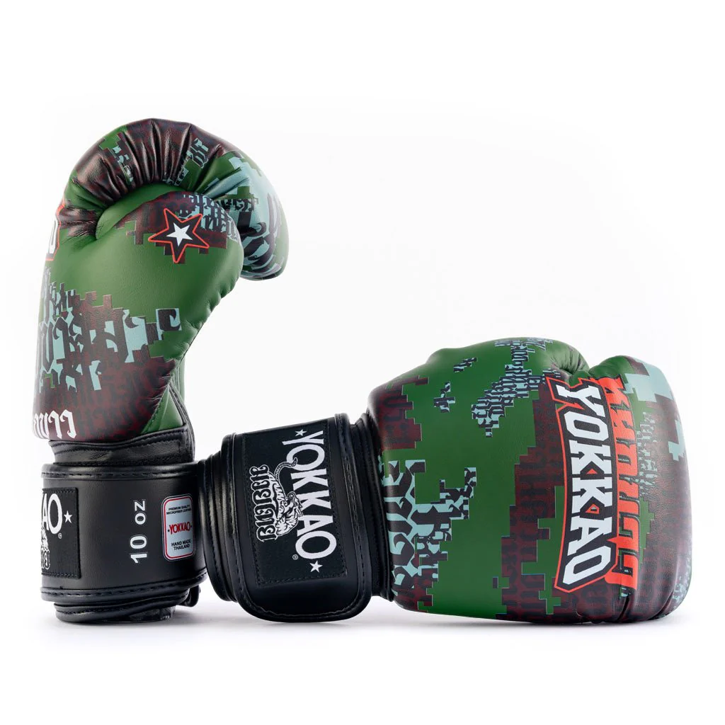 Thai Camo Boxing Gloves - Image 14