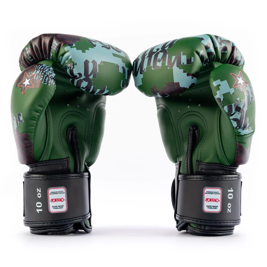 Thai Camo Boxing Gloves - Image 15